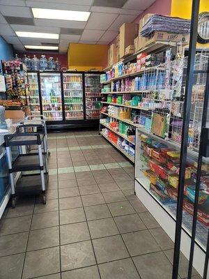 MINI STORE WITH MULTIPLE LAUNDRY SOAP AND DETERGENT.  WE ALSO HAVE SNACKS AND DRINKS