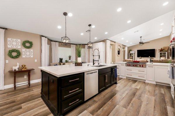 Custom Cabinetry Farmhouse Island