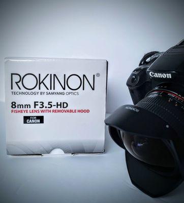 Elite Brands Products Rokinon 8mm F3.5 HD Fisheye Lenses are terrific!