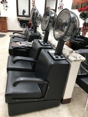 Hair treatment stations