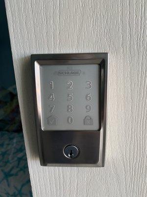 WiFi keypad 
You can control it from your phone app