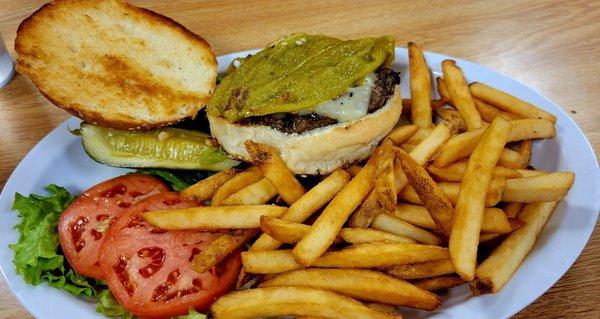 Chile relleno burger