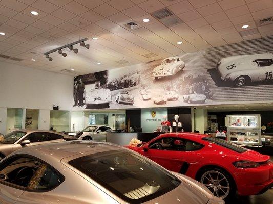 Nice showroom.