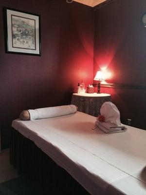 Our massage rooms are clean, comfortable and private