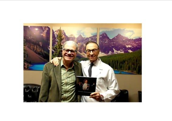 Dr. Nemeth is pictured with patient Douglas Elbinger author of Encounters with Remarkable Men, a photographic retrospective of Detroit.