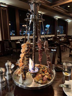 Meat Skewer Tower