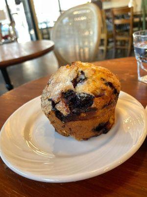 Really good blueberry muffins.