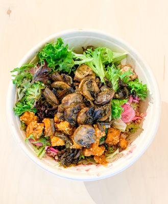 Create Your Own Bowl with Red Chili Miso Tofu & Mushroom Bowl