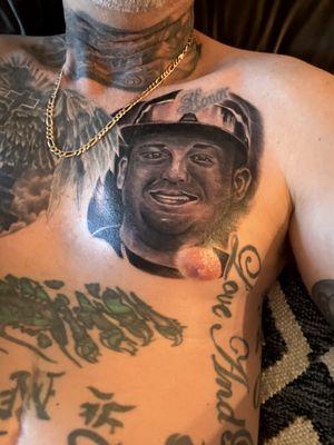 Cover up with my sons Portrait