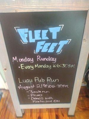 Lots of fun events going on all the time at Fleet Feet