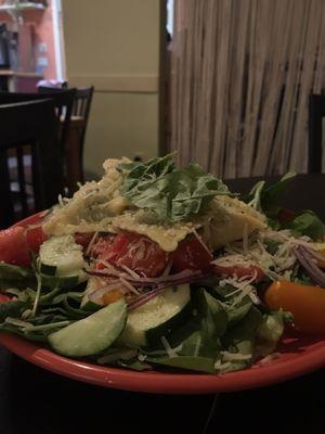 Warm Ravioli Salad // delicious and huge