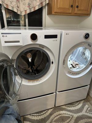 Our new LG Front loader and dryer from Appliances Unlimited