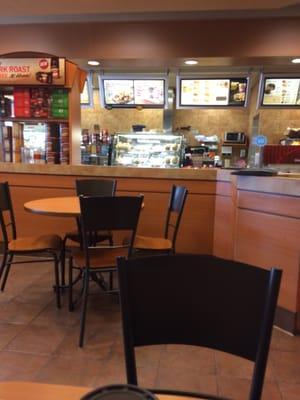 Tim Horton's at Reed Rd. is a big store with lots of seating