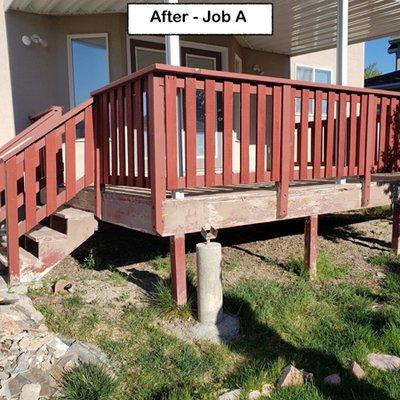 Porch after remodel