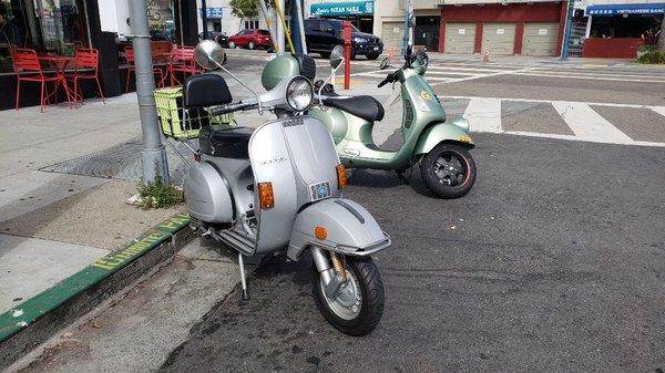 Vespas love us.