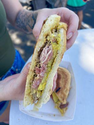 Ybor sandwich by sandwich vendor (forgot the name :( )