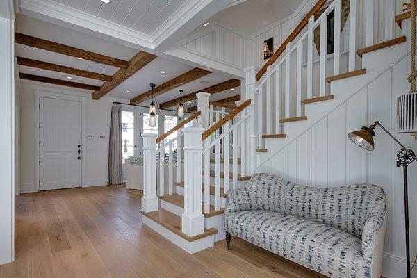 Staircases & Railings, Wood Flooring, Interior Moulding, Custom Ceilings