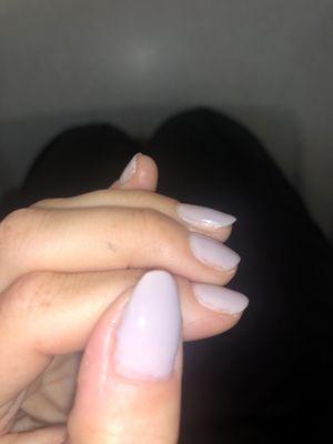 Awful gel manicure