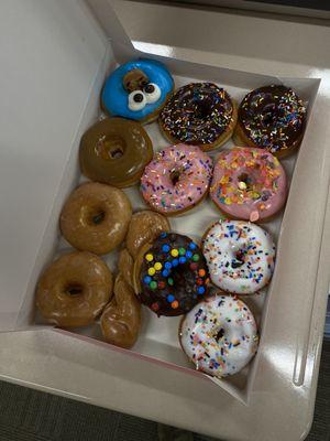 A dozen of donuts