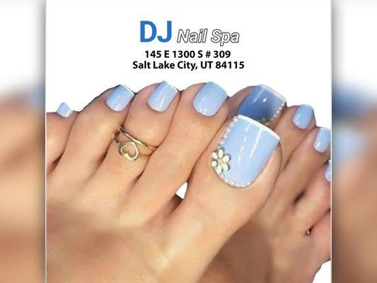 Pedicure with shellac