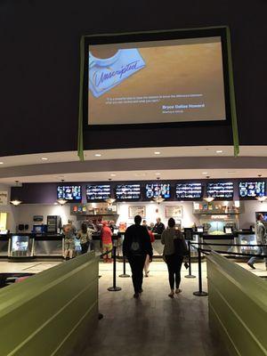 Inside the theatre