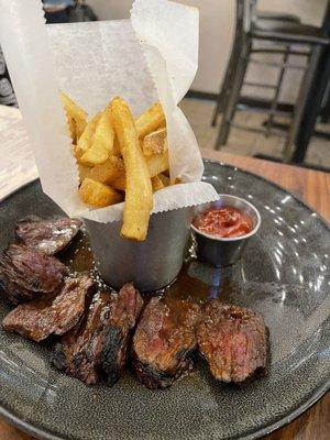 Steak Frites (cooked medium)