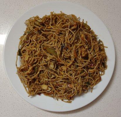 Chili Garlic Noodles with chicken