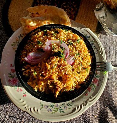 Lamb Biryani with Naan