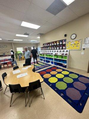 Pre K classroom