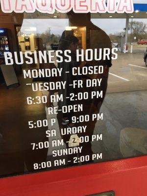 Business hours