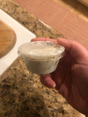 This dipping sauce costs $1.1. Rip off!