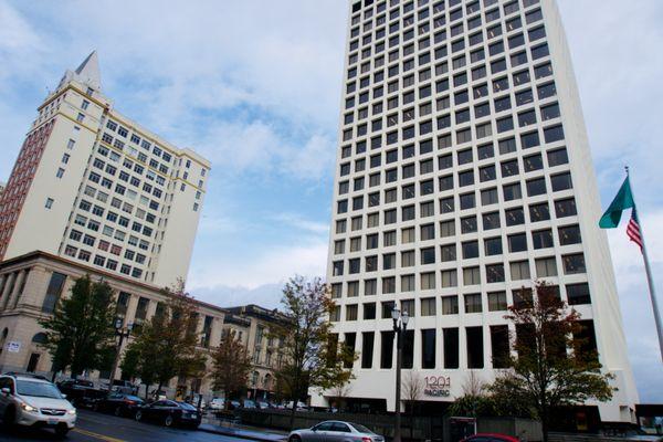 Street view of the building