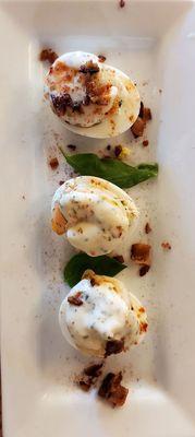 Seafood Deviled Eggs