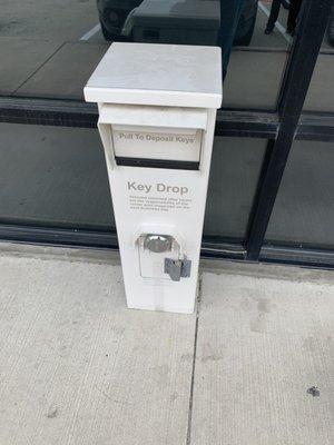 Rockwall enterprise key drop box.. Greenville should have one instead of making customers drive all the way to Rockwall for drop offs.