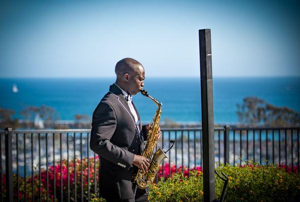 Vaughn Fahie Jazz at Beach Wedding - Dana Point