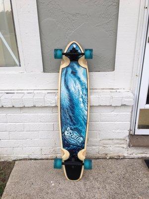 My most recent purchase from Corky's. Stella longboard.