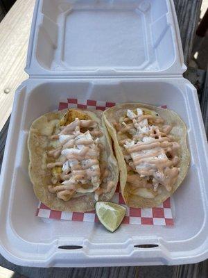 shrimp tacos