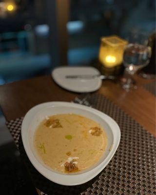 Lobster bisque soup