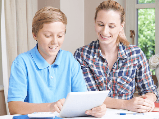 Private Home Tutor Helping Student with the ISEE