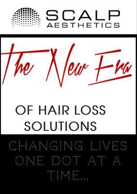 Scalp Aesthetics change lives! The best company for scalp micropigmentation  procedure !