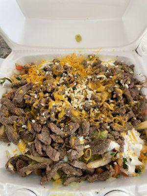 Carne asada fries