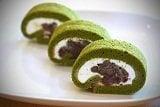 Green tea Roll Cake