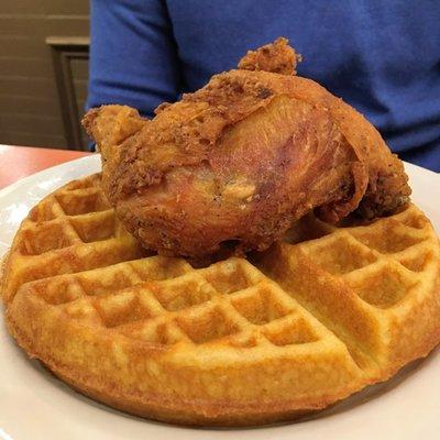 Best fried chicken and waffle I've ever had.