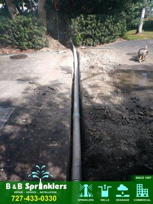 Commercial irrigation project