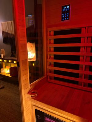 Infared sauna and couples massage