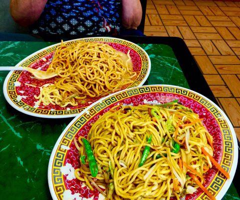 cold sesame noodles & vegetable lo mien (small size!!!!)