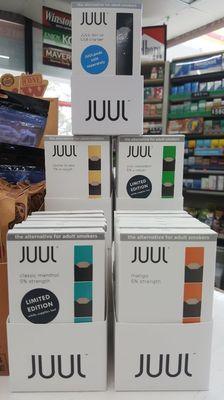 Most popular E-cigarette. Now JUUL pods are available in different flavor.