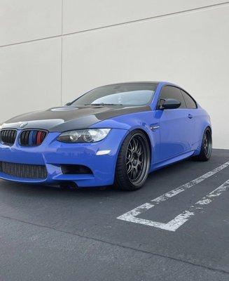 My m3 wrapped In maritime blue