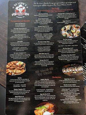 Food Menu