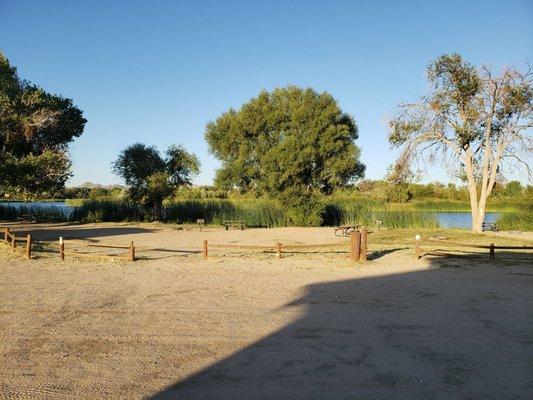 Lakeview from 1st row of campgrounds